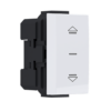 ^MODYS ΜΠΟΥΤΟΝ ΡΟΛΛΩΝ ΛΕΥΚΟ 1 ΣΤ. 2P 10A 250VAC IP20 ACA – 10101312504