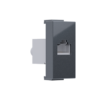 ^ MODYS ΠΡΙΖΑ ΔΙΚΤΥΟΥ ΑΝΘΡΑΚΙ  1 ΣΤ. RJ45 CAT.6A ΜΕ ΘΩΡΑΚΙΣΗ IP20 ACA – 10101312546