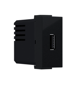 ^ MODYS ΠΡΙΖΑ ΤΡΟΦΟΔΟΣΙΑΣ USB 1 ΣΤ. 1xUSB ΜΑΥΡΗ ΜΑΤ  5VDC 1.2A IP20 ACA – 10101412354