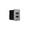 ^ MODYS ΠΡΙΖΑ ΤΡΟΦΟΔΟΣΙΑΣ USB 1 ΣΤ. 2XUSB A+C ΑΣΗΜΙ 5VDC 3A IP20 ACA – 10101412362