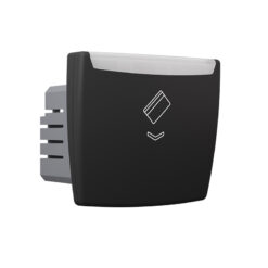 MODYS ΜΗΧΑΝΙΚΟΣ ΚΑΡΤΟΔΙΑΚΟΠΤΗΣ 2 ΣΤ. 220V 10Α IP20 ΜΑΥΡΟ ΜΑΤ ACA – 10101412381