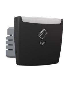 MODYS ΜΗΧΑΝΙΚΟΣ ΚΑΡΤΟΔΙΑΚΟΠΤΗΣ 2 ΣΤ. 220V 10Α IP20 ΜΑΥΡΟ ΜΑΤ ACA – 10101412381