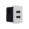 ^ MODYS ΠΡΙΖΑ ΤΡΟΦΟΔΟΣΙΑΣ USB 1 ΣΤ. 2xUSB ΙΒΟΥΑΡ 5VDC 2X1.2A IP20 ACA – 10101412823