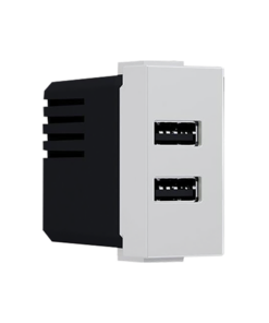 ^ MODYS ΠΡΙΖΑ ΤΡΟΦΟΔΟΣΙΑΣ USB 1 ΣΤ. 2xUSB ΙΒΟΥΑΡ 5VDC 2X1.2A IP20 ACA – 10101412823