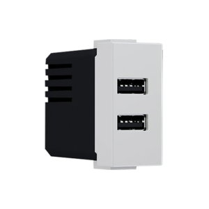 ^ MODYS ΠΡΙΖΑ ΤΡΟΦΟΔΟΣΙΑΣ USB 1 ΣΤ. 2xUSB ΙΒΟΥΑΡ 5VDC 2X1.2A IP20 ACA – 10101412823