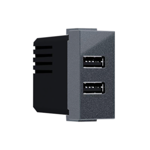 ^ MODYS ΠΡΙΖΑ ΤΡΟΦΟΔΟΣΙΑΣ USB 1 ΣΤ. 2xUSB ΑΝΘΡΑΚΙ 5VDC 2X1.2A IP20 ACA – 10101412827