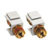 MODYS ΑΝΤΑΠΤΟΡΑΣ 2xΗΧΕΙΩΝ LS 4MM ΛΕΥΚΟΣ ACA – 10101416790