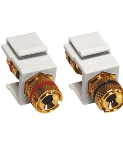 MODYS ΑΝΤΑΠΤΟΡΑΣ 2xΗΧΕΙΩΝ LS 4MM ΛΕΥΚΟΣ ACA – 10101416790