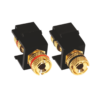 MODYS ΑΝΤΑΠΤΟΡΑΣ 2xΗΧΕΙΩΝ LS 4MM ΜΑΥΡΟΣ ACA – 10101416791