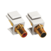 MODYS ΑΝΤΑΠΤΟΡΑΣ 2xΗΧΕΙΩΝ RCA KS 1 ΣΤ. ΛΕΥΚΟΣ ACA – 10101416792