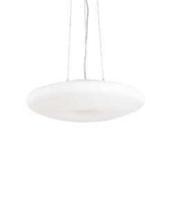 IDEAL LUX Κρεμαστό Φωτιστικό Οροφής GLORY 3xE27 Λευκού Χρώματος – 101125