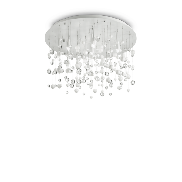 IDEAL LUX Φωτιστικό Οροφής NEVE 12xG9 Λευκού Χρώματος – 101187