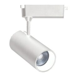 ΣΠΟΤ ΡΑΓΑΣ LED 2 ΓΡΑΜΜΩΝ 20W 3000K Φ70Χ160 ΛΕΥΚΟ PLUS EUROLAMP – 145-59052