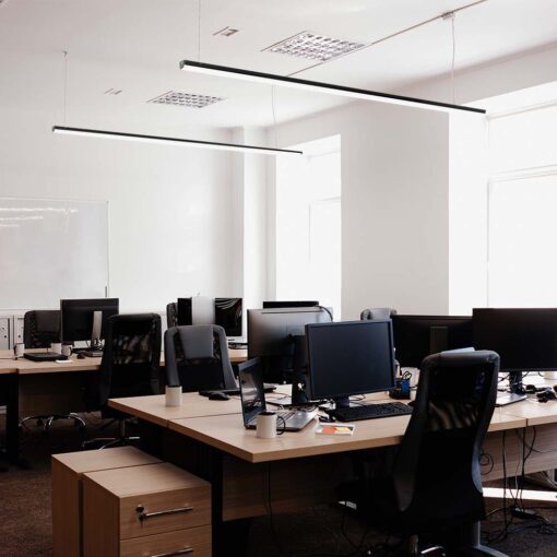 LED γραμμικό φωτιστικό 1.20m 40W 6500K Μαύρου Χρώματος V-TAC – 10137