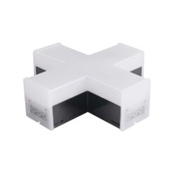 LED φωτιστικό σύνδεσμος σε σχήμα Χ 12W 4000K Μαύρου Χρώματος V-TAC – 10140