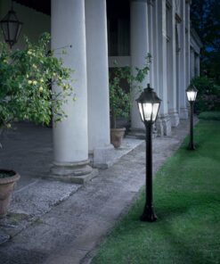 IDEAL LUX Φωτιστικό Δαπέδου Κήπου DAFNE 1xE27 IP55 Λευκού Χρώματος – 120454