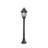 IDEAL LUX Φωτιστικό Δαπέδου Κήπου DAFNE 1xE27 IP55 Μαύρου Χρώματος – 101514