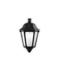 IDEAL LUX Απλίκα τοίχου DAFNE 1xE27 IP55 Μαύρου Χρώματος – 101552