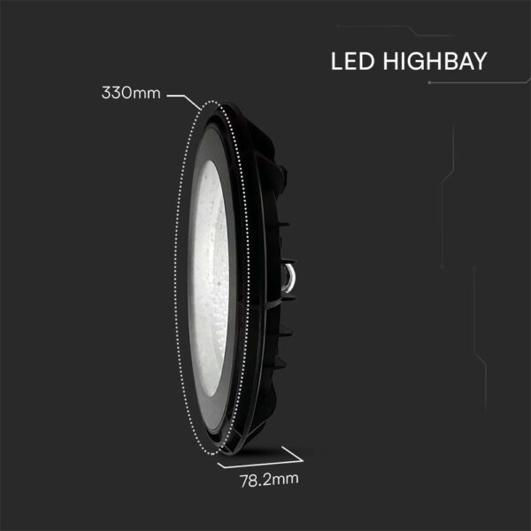 Φωτιστικό Καμπάνα LED 200W 4000K IP65 Μαύρου Χρώματος V-TAC – 10204VT