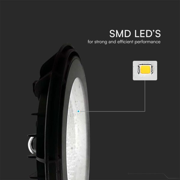 Φωτιστικό Καμπάνα LED 200W 4000K IP65 Μαύρου Χρώματος V-TAC – 10204VT