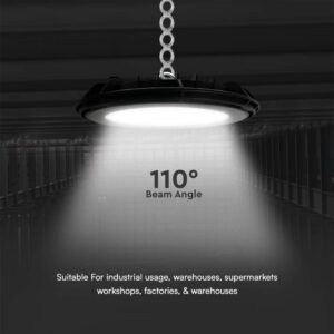 Φωτιστικό Καμπάνα LED 200W 4000K IP65 Μαύρου Χρώματος V-TAC – 10204VT