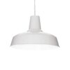 IDEAL LUX Κρεμαστό Φωτιστικό MOBY 1xE27 Λευκού Χρώματος – 102047