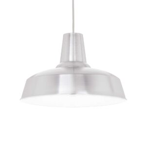 IDEAL LUX Κρεμαστό Φωτιστικό MOBY 1xE27 Αλουμινίου – 102054
