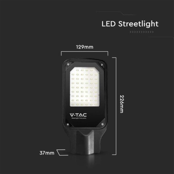 LED φωτιστικό δρόμου SMD 30W 6500Κ ψυχρό λευκό V-TAC – 10207