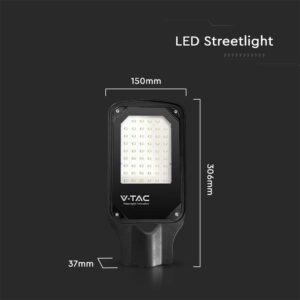 LED φωτιστικό δρόμου SMD 50W 4000Κ Μαύρου Χρώματος IP65 V-TAC – 10208