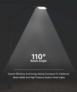 Φωτιστικό Δρόμου LED 100W 4000K IP65 Μαύρου Χρώματος V-TAC – 10210