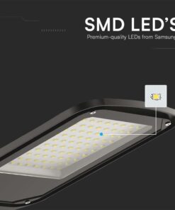 Φωτιστικό Δρόμου LED 100W 4000K IP65 Μαύρου Χρώματος V-TAC – 10210