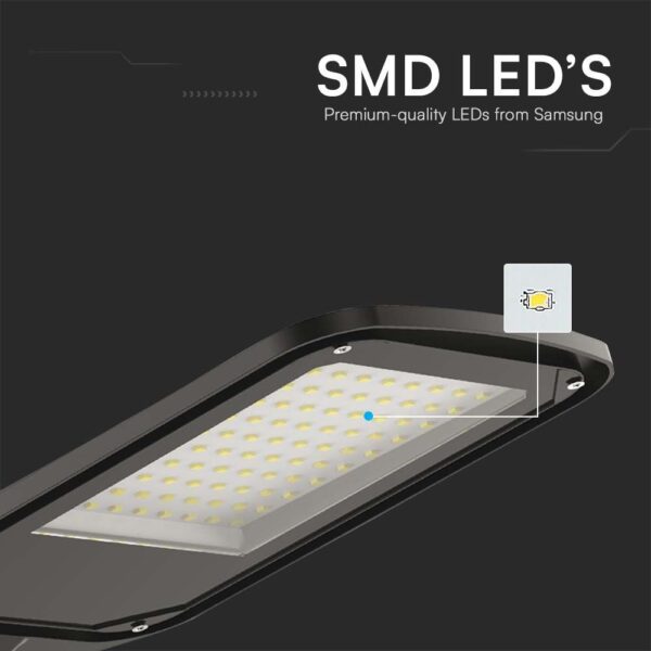 Φωτιστικό Δρόμου LED 100W 4000K IP65 Μαύρου Χρώματος V-TAC – 10210