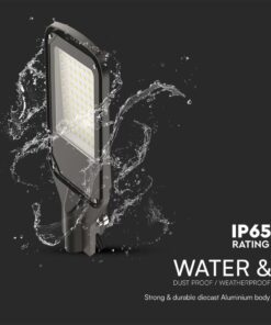 Φωτιστικό Δρόμου LED 100W 4000K IP65 Μαύρου Χρώματος V-TAC – 10210
