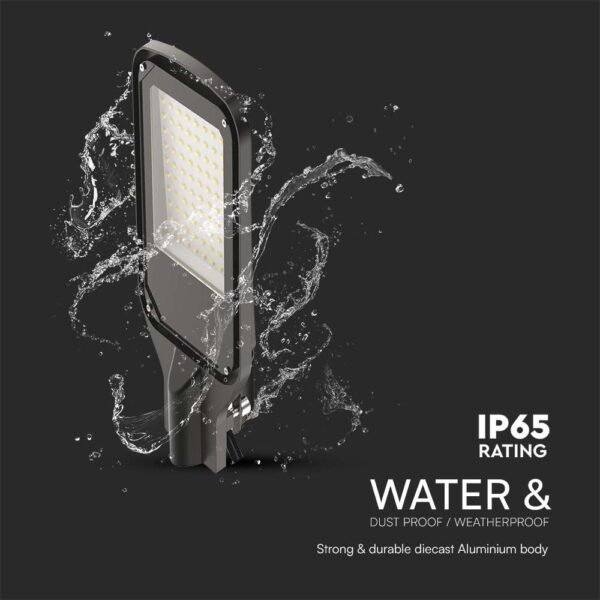 Φωτιστικό Δρόμου LED 100W 4000K IP65 Μαύρου Χρώματος V-TAC – 10210