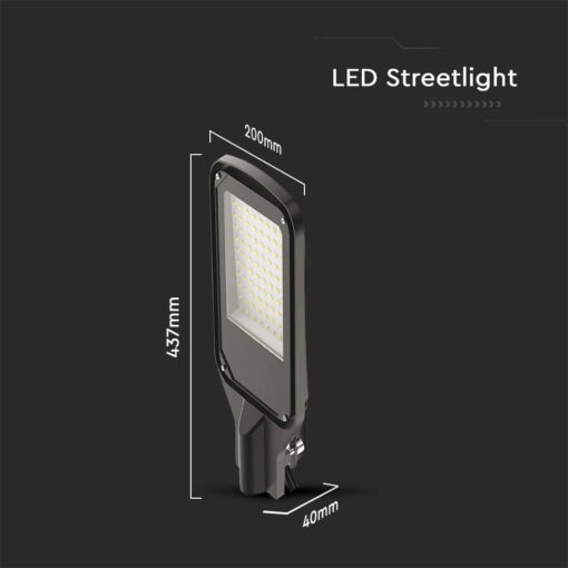 LED φωτιστικό δρόμου SMD 100W 6500Κ Μαύρου Χρώματος IP65 V-TAC – 10211