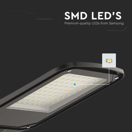 LED φωτιστικό δρόμου SMD 100W 6500Κ Μαύρου Χρώματος IP65 V-TAC – 10211