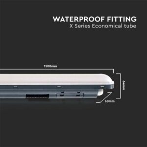 Φωτιστικό Οροφής LED 36W 4000K 1.2m IP65 Μαύρου Χρώματος V-TAC – 10213