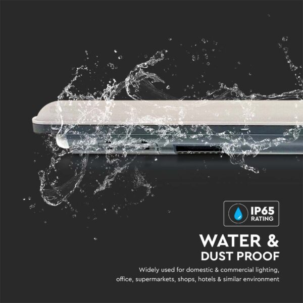 Φωτιστικό Οροφής LED 36W 4000K 1.2m IP65 Μαύρου Χρώματος V-TAC – 10213