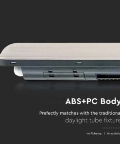 Φωτιστικό Οροφής LED 36W 4000K 1.2m IP65 Μαύρου Χρώματος V-TAC – 10213