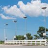 LED ηλιακό φωτιστικό δρόμου 40W φυσικό λευκό 4000K με γκρι σώμα για ιστό & τοίχο με τηλεχειριστήριο V-TAC – 10224