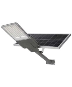 LED ηλιακό φωτιστικό δρόμου 40W φυσικό λευκό 4000K με γκρι σώμα για ιστό & τοίχο με τηλεχειριστήριο V-TAC – 10224