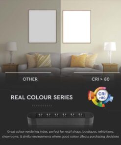 Μαγνητικό φωτιστικό ράγας ultra thin LED 48V 5W SMD 4000K Μαύρου Χρώματος V-TAC – 10233