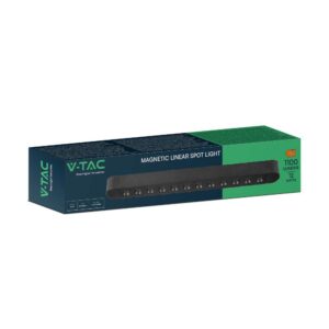 Μαγνητικό φωτιστικό ράγας ultra thin LED 48V 12W SMD 4000K Μαύρου Χρώματος V-TAC – 10236