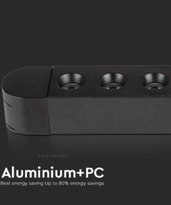 Μαγνητικό φωτιστικό ράγας ultra thin LED 48V 12W SMD 4000K Μαύρου Χρώματος V-TAC – 10236