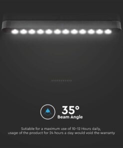Μαγνητικό φωτιστικό ράγας ultra thin LED 48V 12W SMD 4000K Μαύρου Χρώματος V-TAC – 10236
