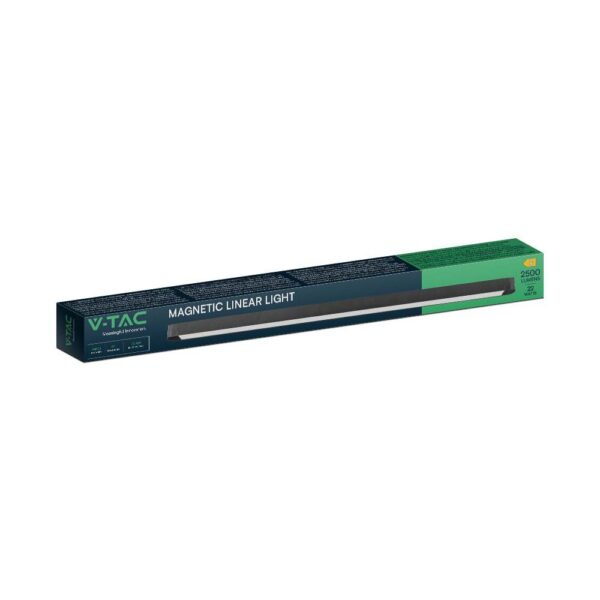 Μαγνητικό φωτιστικό ράγας ultra thin LED 48V 22W SMD 4000K Μαύρου Χρώματος V-TAC – 10248