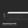 Μαγνητικό φωτιστικό ράγας ultra thin LED 48V 22W SMD 4000K Μαύρου Χρώματος V-TAC – 10248
