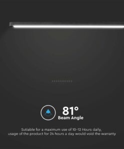 Μαγνητικό φωτιστικό ράγας ultra thin LED 48V 22W SMD 4000K Μαύρου Χρώματος V-TAC – 10248