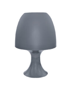 Επιτραπέζιο Φωτιστικό 1ΧΕ14 Πλαστικό Σκούρο Γκρι ACA DECOR – 1024SDGY