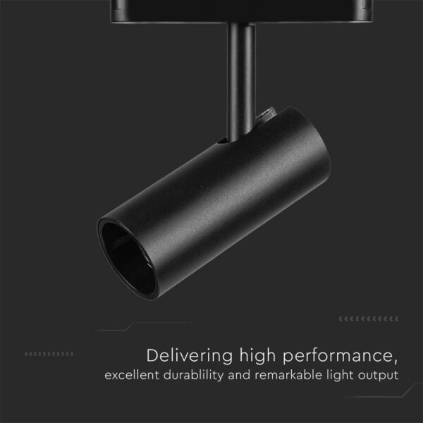 Μαγνητικό spot φωτιστικό ράγας ultra thin LED 48V 11W SMD 4000K Μαύρου Χρώματος V-TAC – 10251